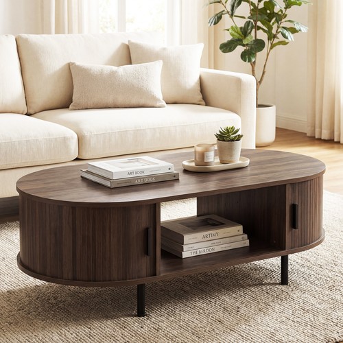 Oval coffee table 5 - coffee, 47.5"