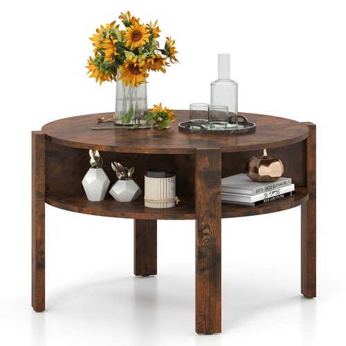 Tier round coffee - 2-tier,