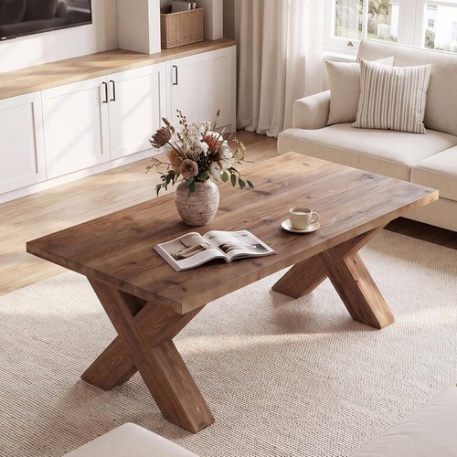 Inch solid wood coffee - 47-inch,