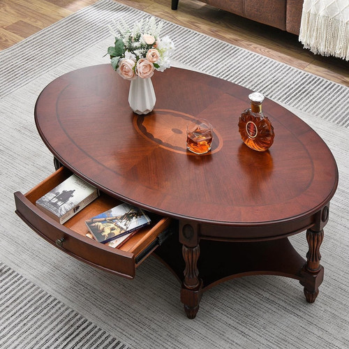 Solid wood oval - wood,
