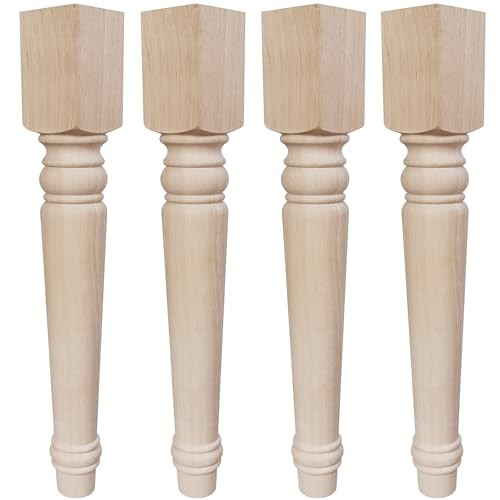 Wood table legs - legs, unfinished
