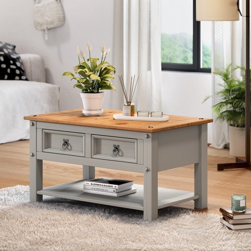 Corona coffee table grey - table, 2