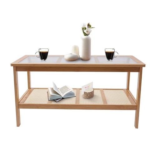 Solid wooden coffee table - wooden,