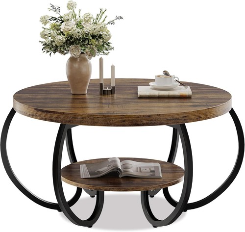 Inch round coffee table - inch,