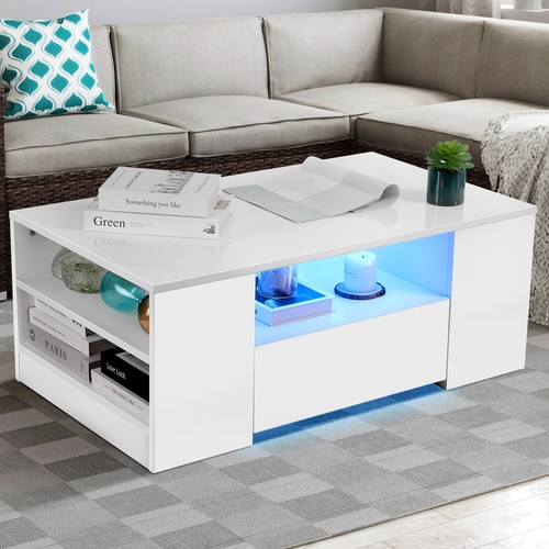 Led coffee table - led,