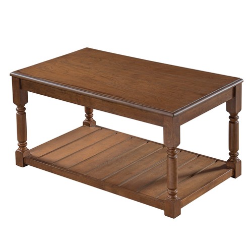 Solid wood coffee - table, brown
