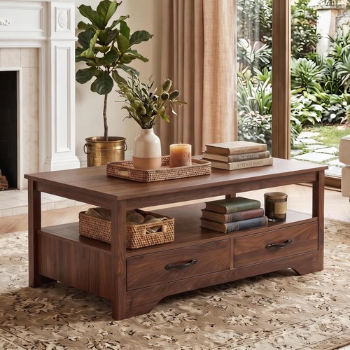 Farmhouse wooden coffee - 41.3'',