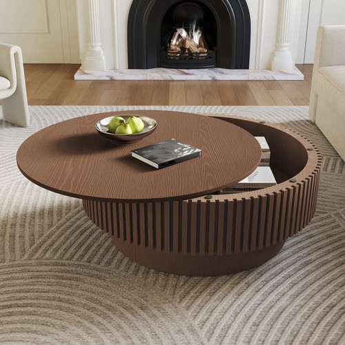 Fluted lift top coffee - top, table