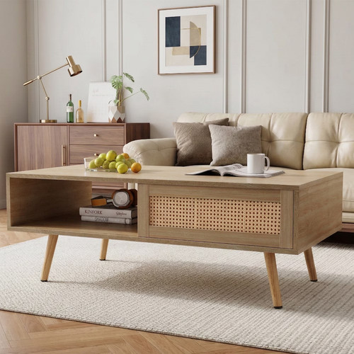 Modern coffee table with - modern,