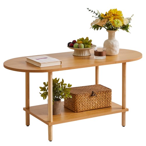 Wooden tea table small - small, coffee