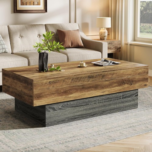 Inch farmhouse wood coffee - wood,