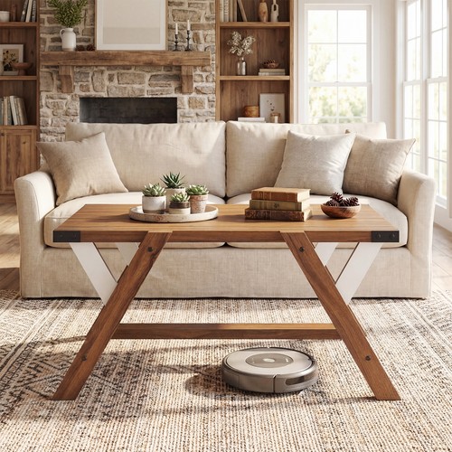 Coffee table farmhouse - farmhouse, center