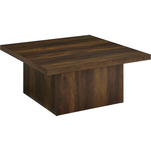 Rustic square coffee table - rustic,