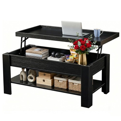 Wood lift top coffee - lift,
