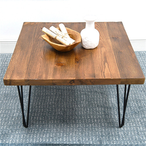 Rustic square old pine wooden - square,