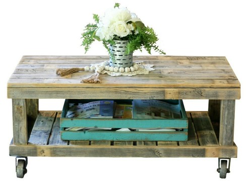Rustic reclaimed wood coffee - rustic,