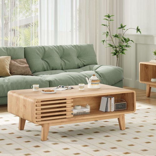 Farmhouse coffee table - coffee, wooden