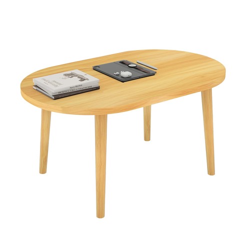 Natural oval coffee - coffee, table