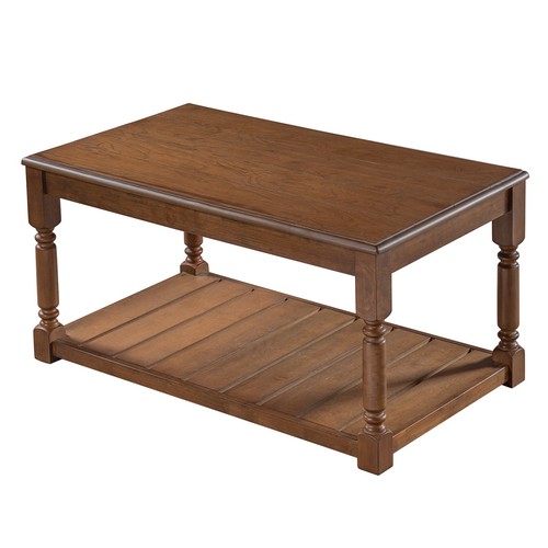 Tier wooden coffee table - 2-tier,