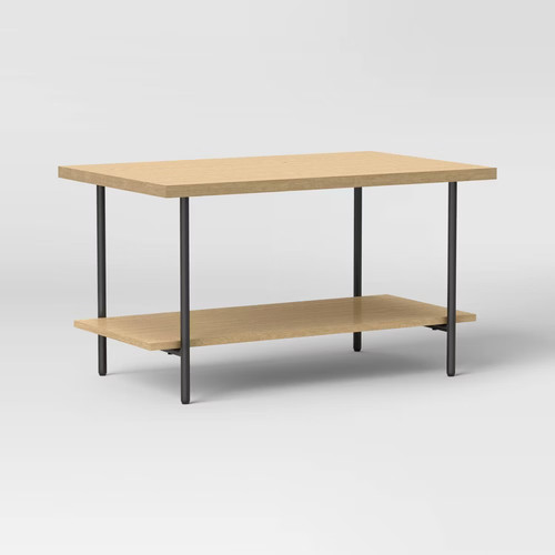 Wood and metal - metal, table
