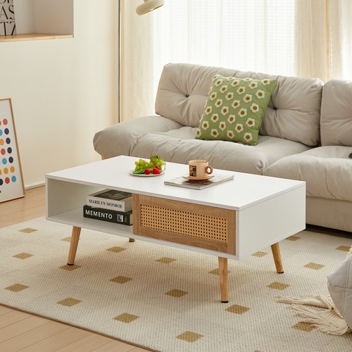 Modern coffee table rattan - coffee,