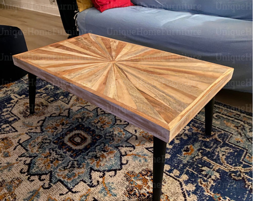 Wooden coffee table - coffee,