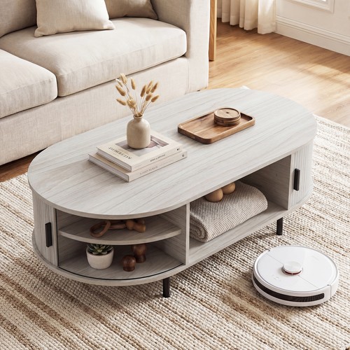 Oval coffee table 5 - coffee, 47.5"