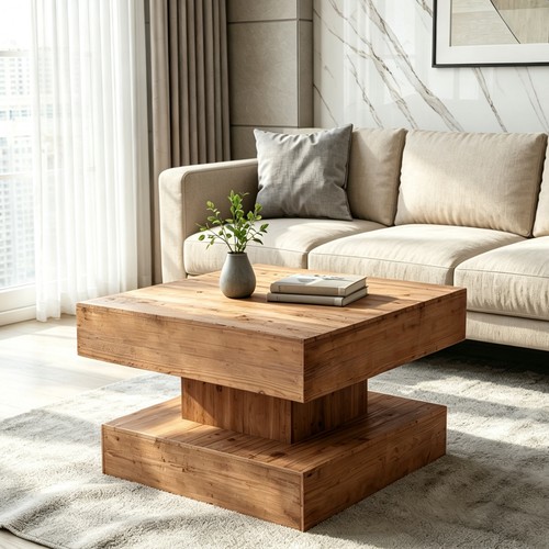 Rustic square solid - 31.50",